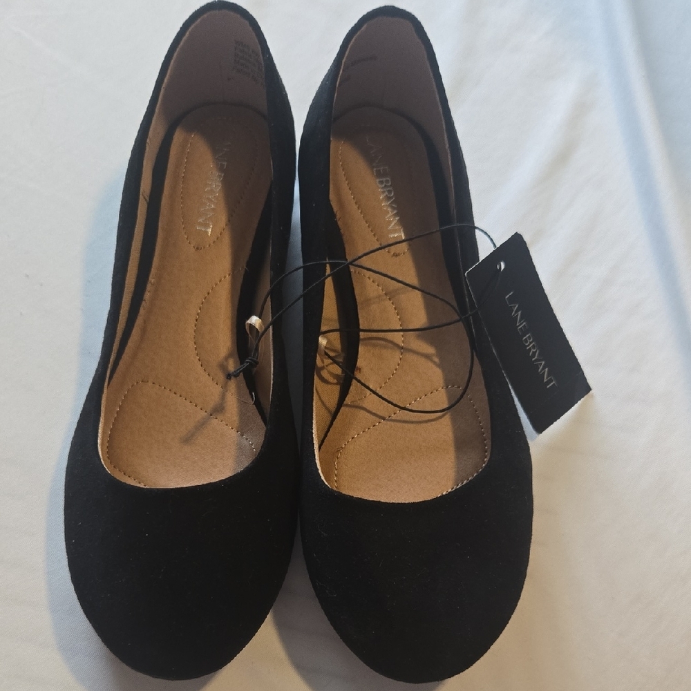 Lane Bryant Classic Black Ballet Flats